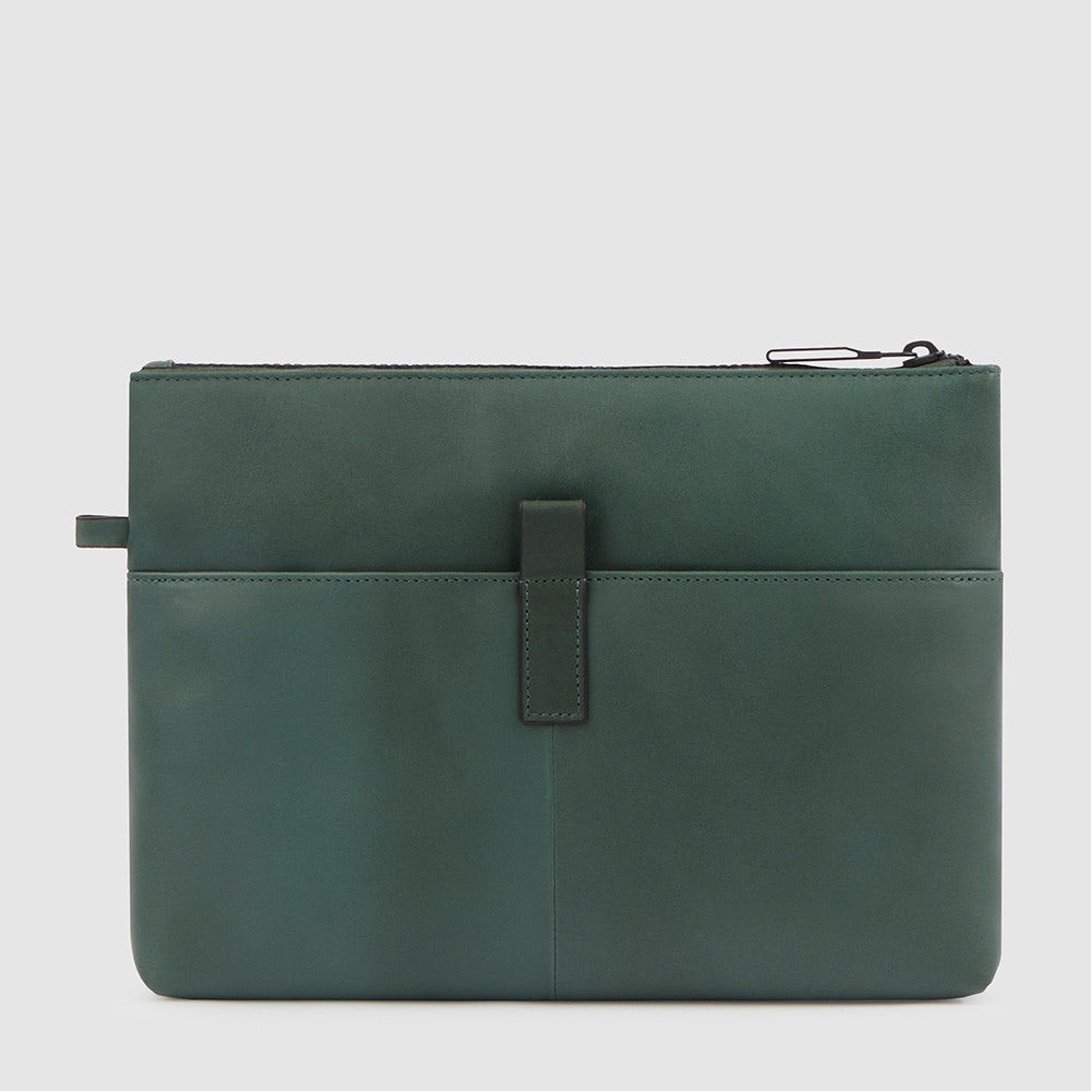 Piquadro AC6169S123R/VE Pochette Uomo Per Ipad® Verde Militare