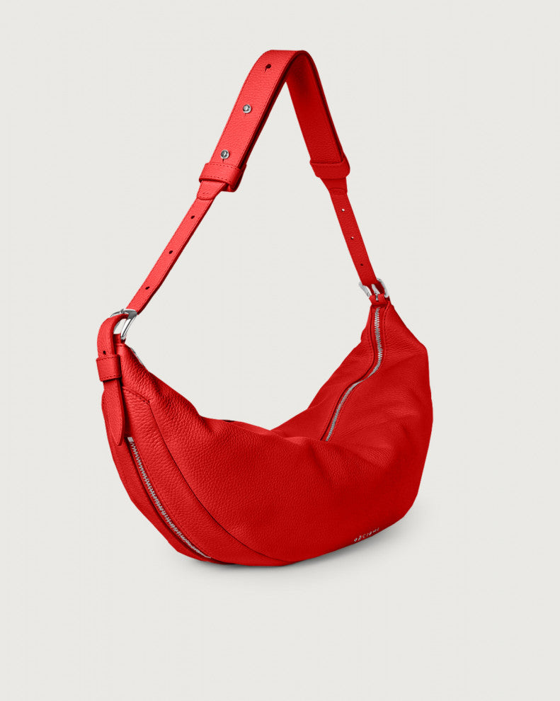 Orciani Borsa A Mezzaluna Bonnie In Pelle Ferrari B02054MIC