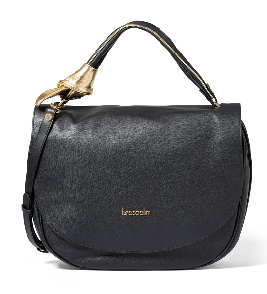 BRACCIALINI B17492-PP100 BORSA BRACCIALINI GRETA PELLE NERO 