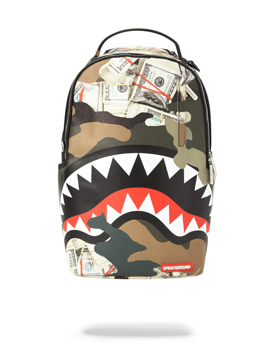 Sprayground Camo Money Shark 910B2202NSZ zaino sprayground