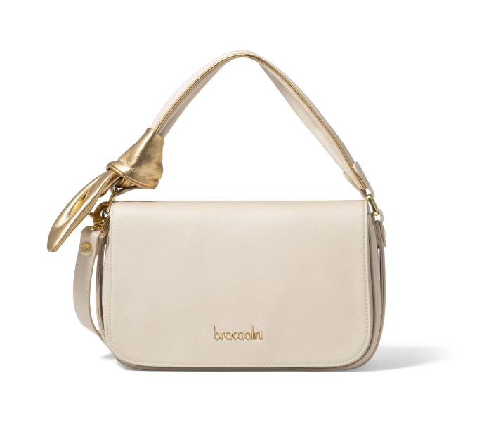 BRACCIALINI B17490-PP305 BORSA BRACCIALINI GRETA PELLE BEIGE