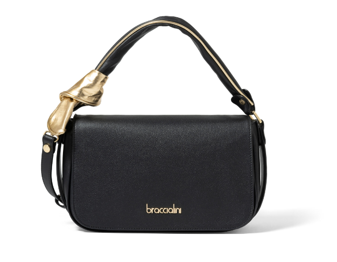 BRACCIALINI B17490-PP100 BORSA BRACCIALINI GRETA PELLE NERO