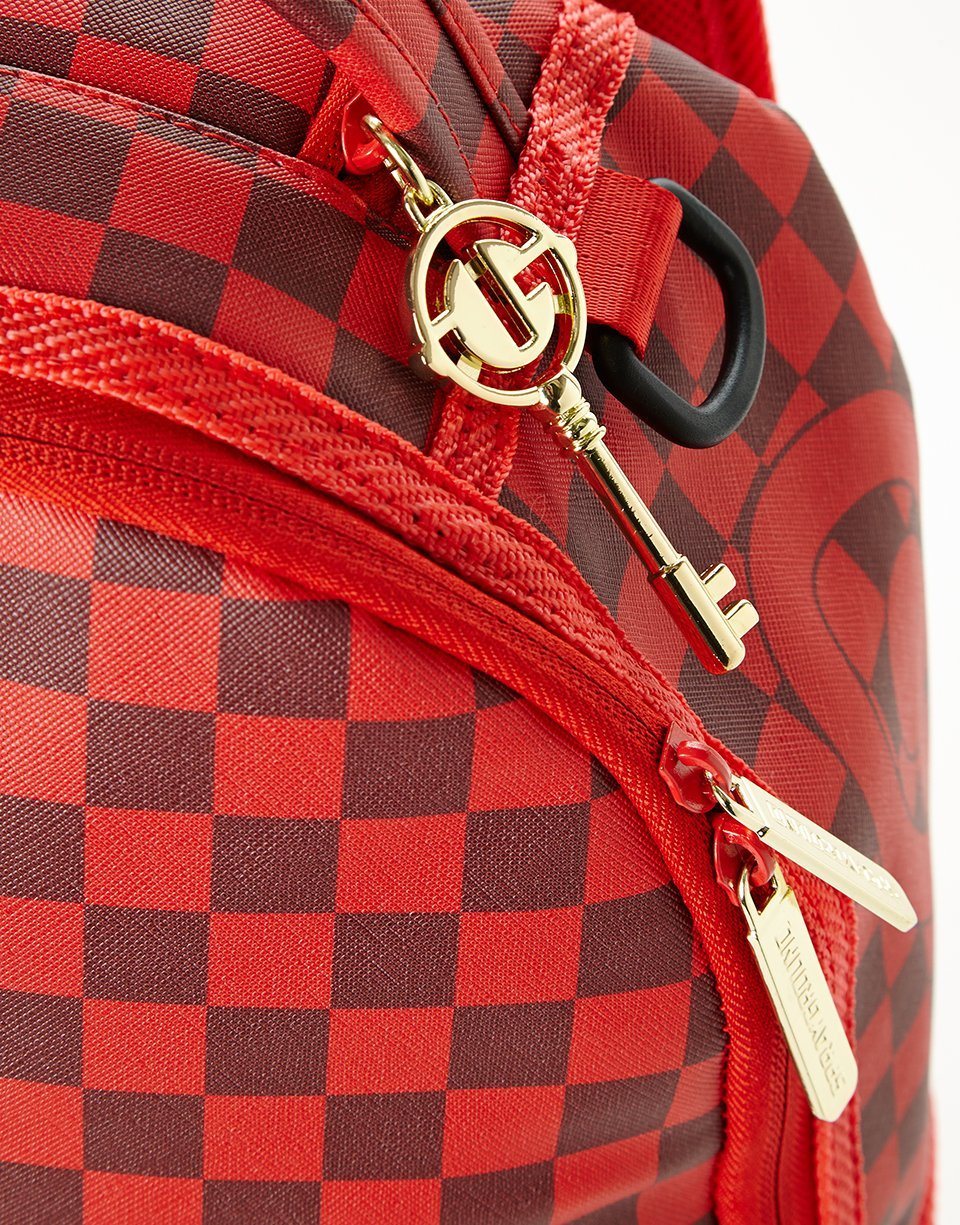 Sprayground Sharks In Paris (Red Checkered Edition) 910B2768NSZ todd gurley backpack zaino sprayground 