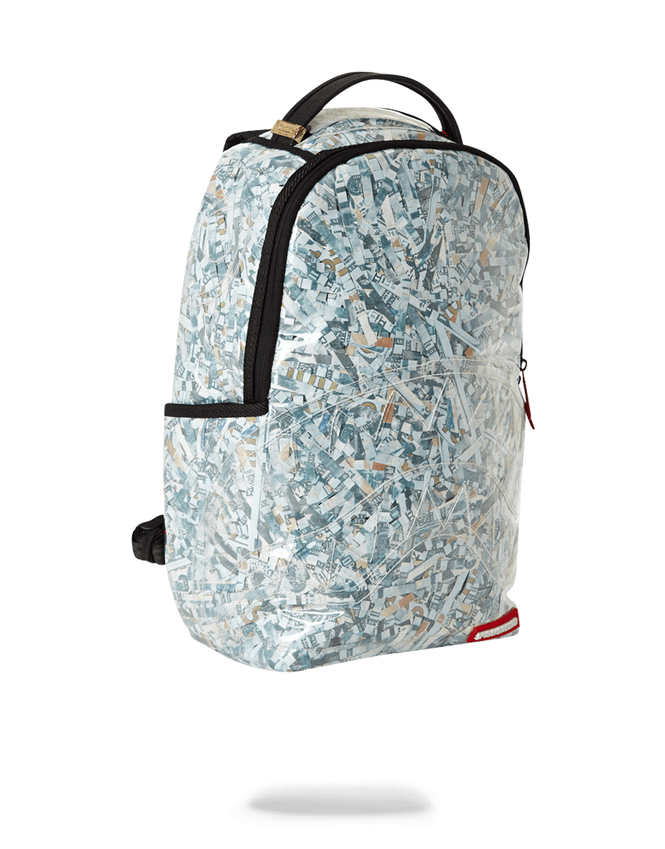 Sprayground Counterfeit (Vinyl Shredded Money) 910B2771NSZ zaino sprayground 