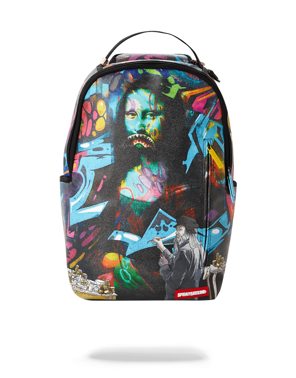 Sprayground Leonardo Shark Vinci 910B2772NSZ sprayground zaino mona lisa backpack