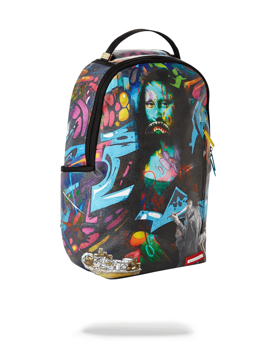 Sprayground Leonardo Shark Vinci 910B2772NSZ sprayground zaino mona lisa backpack