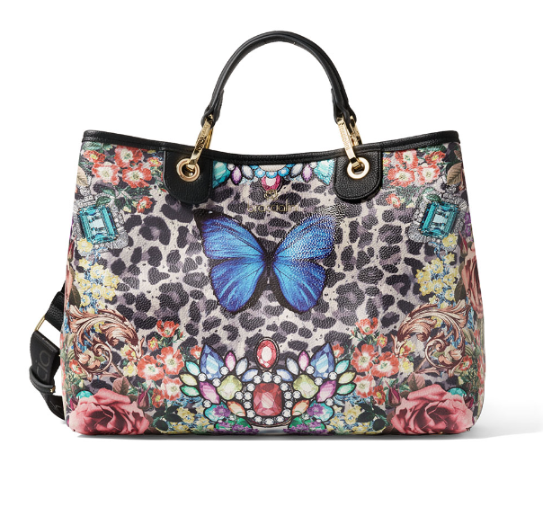 BRACCIALINI B17382-YY3212 BORSA BRACCIALINI BETH SPECIAL BUTTERFLY BLU