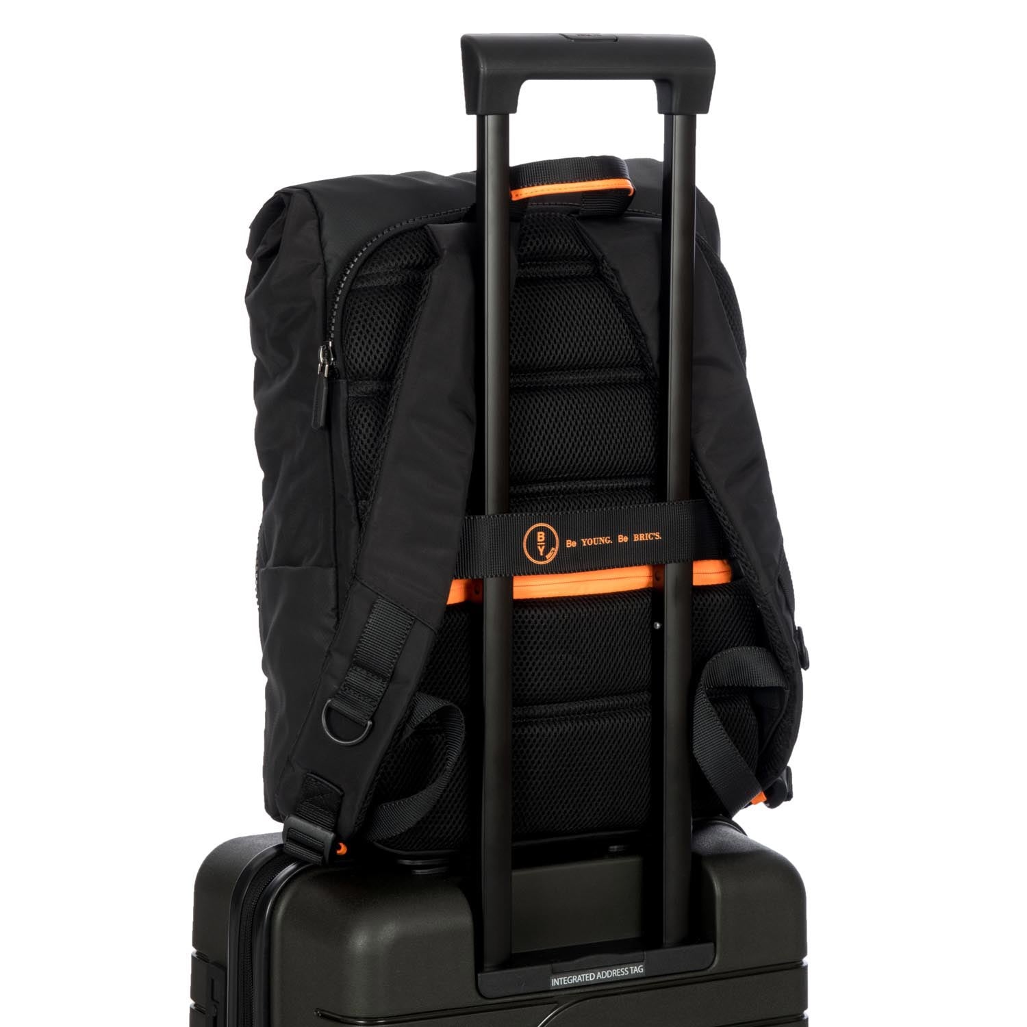 Bric's Zaino eolo Design Medio BY Nero zaino con scomparto porta documenti e porta PC B3Y04493.001