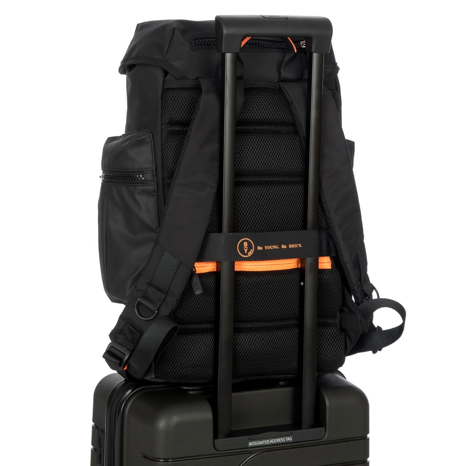 Bric's Zaino eolo Explorer Piccolo BY Nero B3Y04494.001 zaino con scomparto dedicato porta PC impermeabile con apertura a sacca
