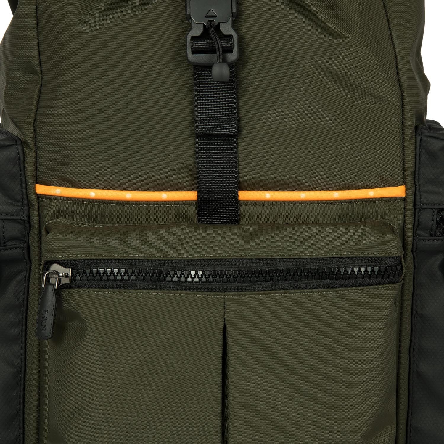 Bric's Zaino eolo Explorer Piccolo BY Oliva B3Y04494.078 zaino con scomparto dedicato porta PC impermeabile con apertura a sacca