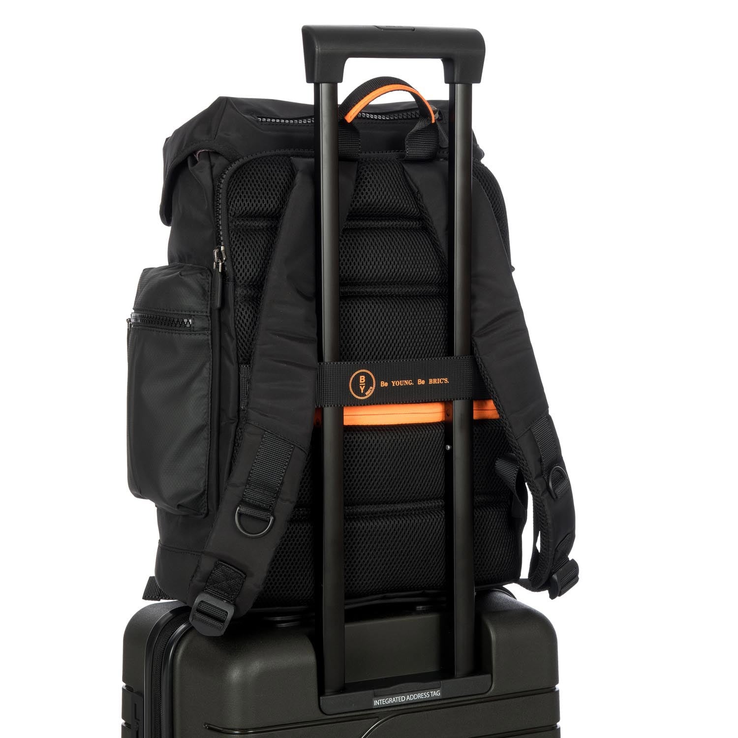 Bric's Zaino eolo Explorer Grande BY Nero B3Y04495.001 zaino con scomparto dedicato porta documenti e porta PC impermeabile