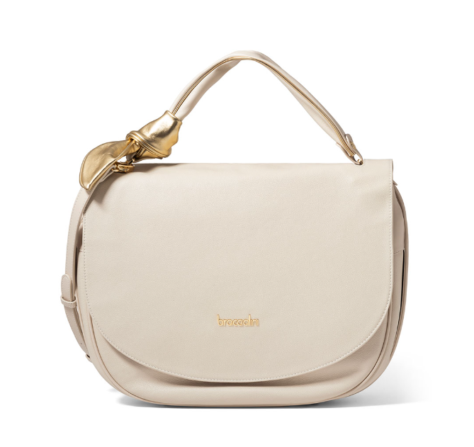 BRACCIALINI B17492-PP305 BORSA BRACCIALINI GRETA PELLE BEIGE