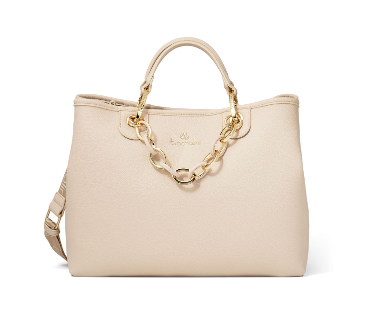 BRACCIALINI B17380-YY305 BORSA BRACCIALINI BETH POLISYNT BEIGE