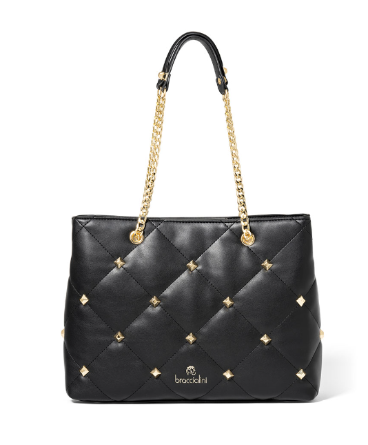 BRACCIALINI B17449-YY100 BORSA BRACCIALINI QUILT POLISYNT NERO