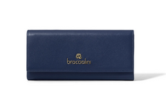 BRACCCIALINI B17512-BA200 PORTAFOGLIO BRACCIALINI BASIC PELLE BLU