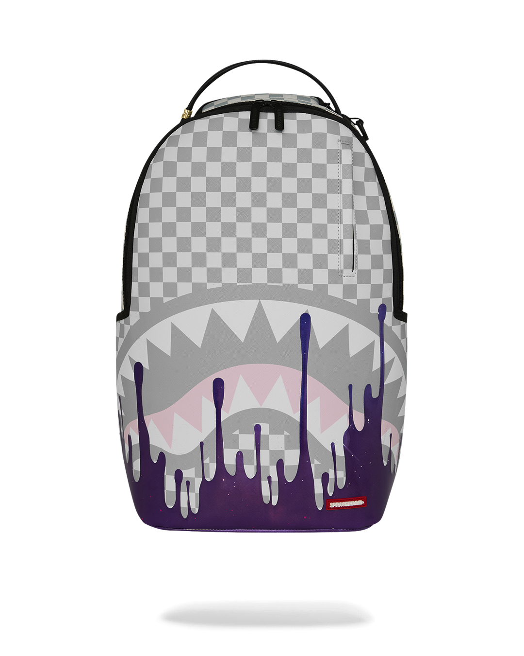 Sprayground Cream Check Side Drip Backpack