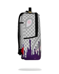 Sprayground Cream Check Side Drip Backpack