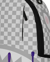 Sprayground Cream Check Side Drip Backpack