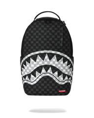Sprayground Drip Check Shark Backpack Black