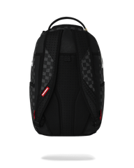 Sprayground Drip Check Shark Backpack Black