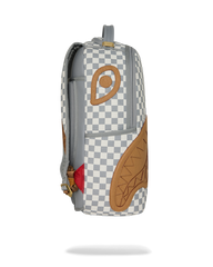 Sprayground Graff Embossed Cream Check DLXSV Backpack