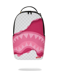 Sprayground 3D Check White & Pink Backpack
