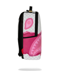 Sprayground 3D Check White & Pink Backpack