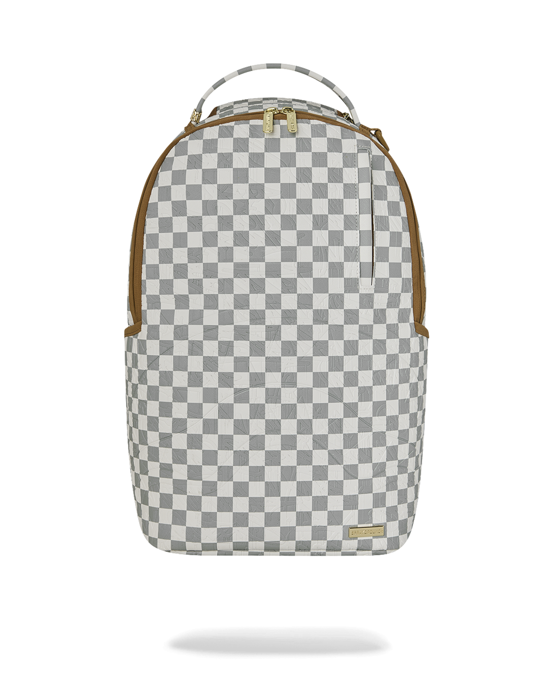ZAINO SPRAYGROUND GRAFF EMBOSSED CREAM CHECK