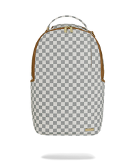 ZAINO SPRAYGROUND GRAFF EMBOSSED CREAM CHECK