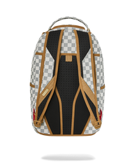 ZAINO SPRAYGROUND GRAFF EMBOSSED CREAM CHECK