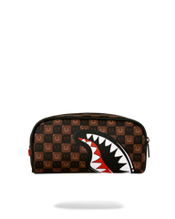 Sprayground Shark Checkered Toiletry Bag