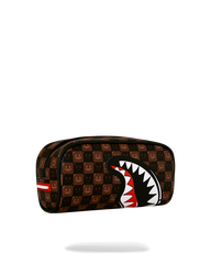Sprayground Shark Checkered Toiletry Bag