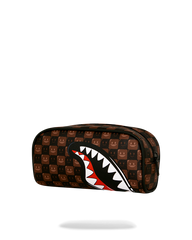 Sprayground Shark Checkered Toiletry Bag