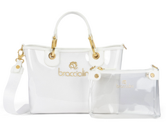 De Santis | Braccialini Linea Beth Jelly Bianca B17699-YY001 – Borsa in polisynt con design e colorazioni solari e vivaci