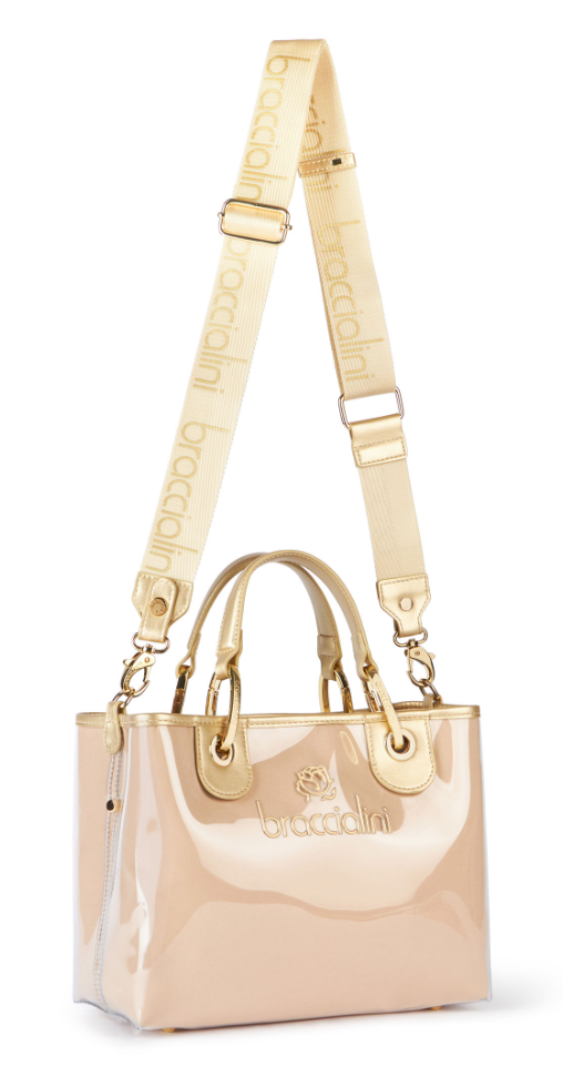 De Santis | Braccialini Linea Beth Jelly Oro B17699-YY760 – Borsa in polisynt con design e colorazioni solari e vivaci