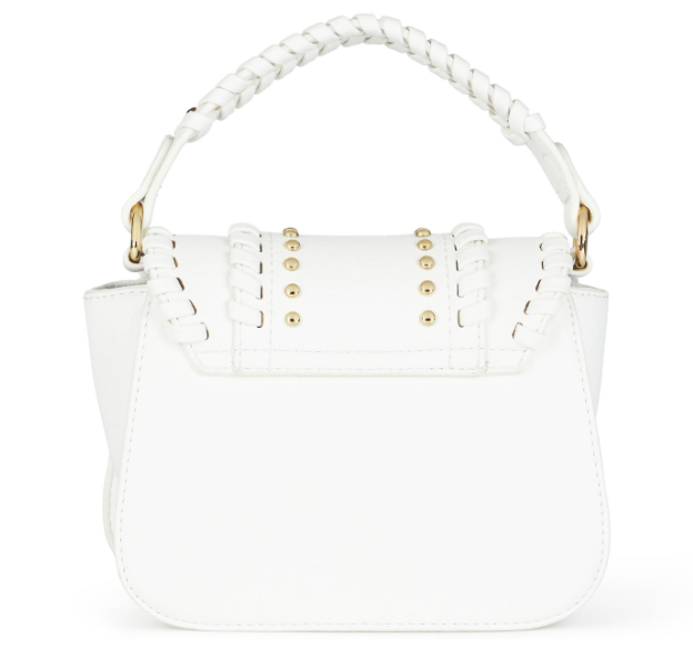De Santis | Braccialini Linea Ribbon Bianca B17660-YY001 – Borsa in pelle, da utilizzare a mano o con tracolla