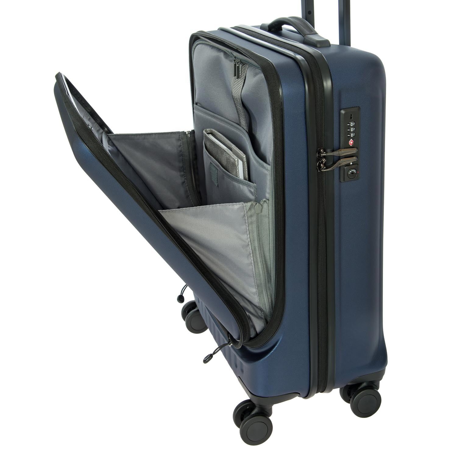 Bric's Trolley Da Cabina riccione Con Tasca Frontale Blue BRE08028