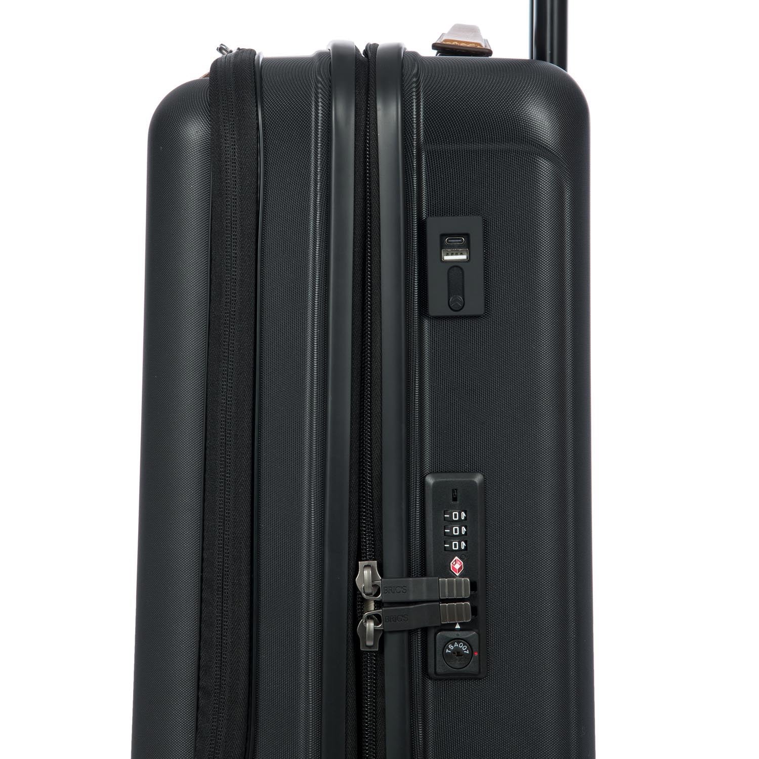 Bric's Trolley Da Cabina Capri Nero con tasca BRK28028.101