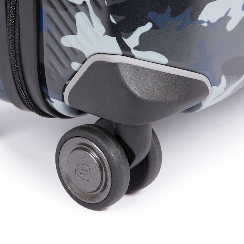 Piquadro Trolley Medio Rigido A 4 Ruote Camoblu BV4427CB/CAMOBLU