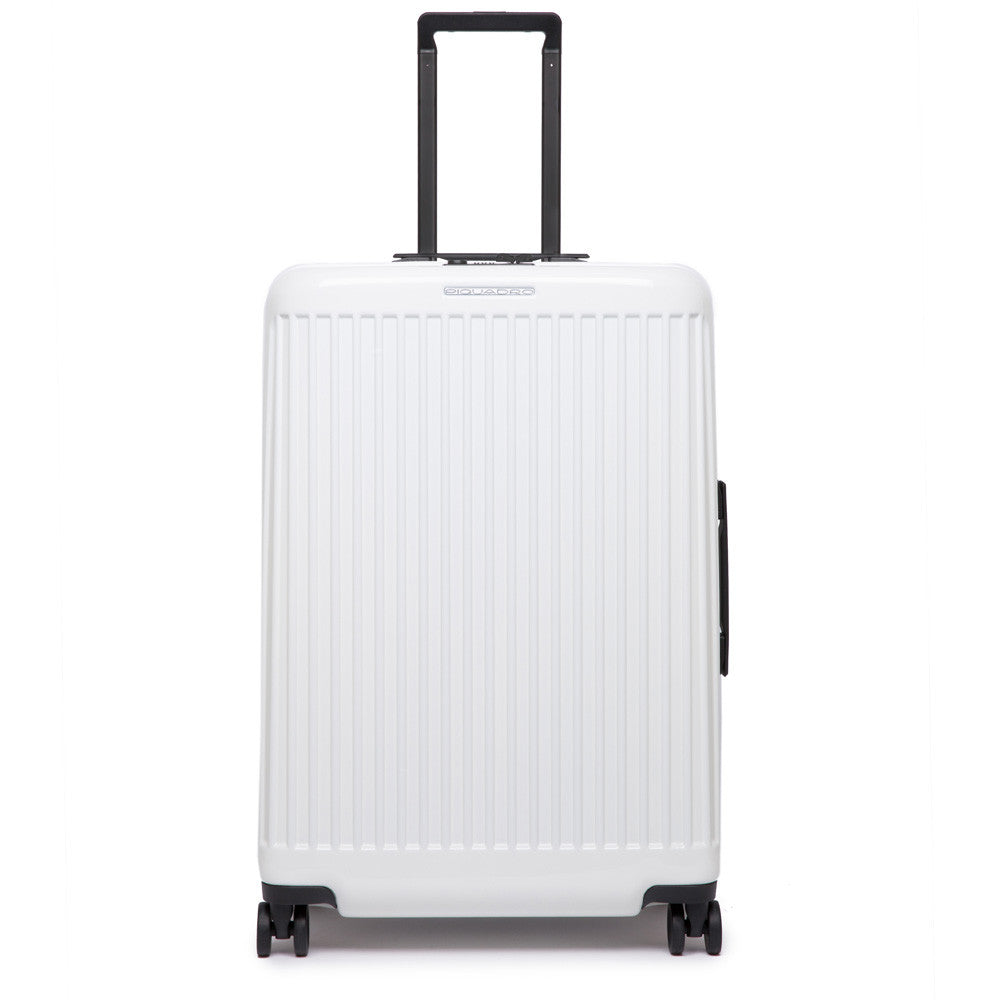 Piquadro Trolley Medio Rigido A 4 Ruote Bianco BV4427SK70