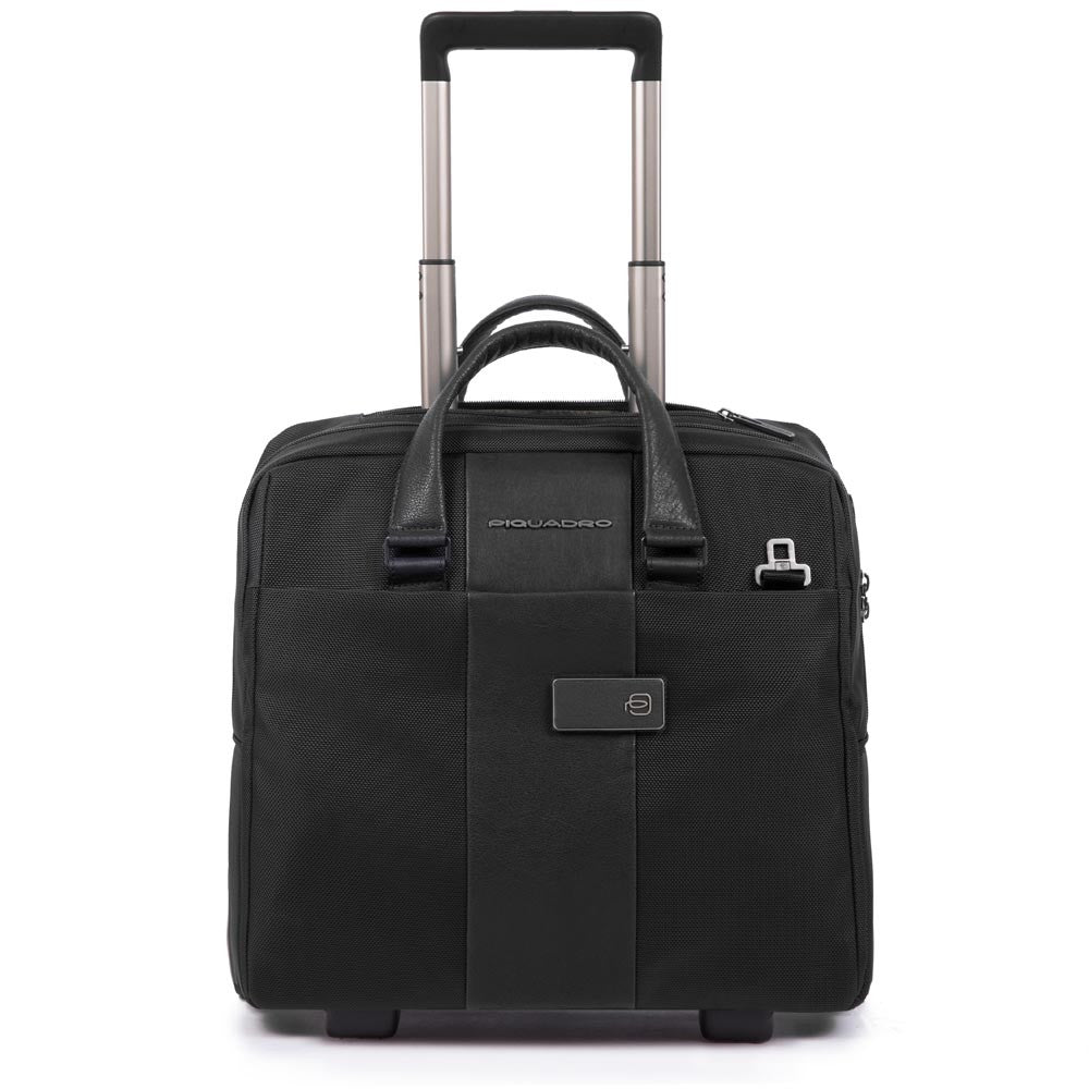 Piquadro Cartella Trolley Porta Pc E Porta Ipad®10,5''/9,7' Nero BV4729BR/N pilotina piquadro porta pc con ruote