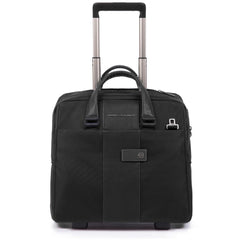 Piquadro Cartella Trolley Porta Pc E Porta Ipad®10,5''/9,7' Nero BV4729BR/N pilotina piquadro porta pc con ruote