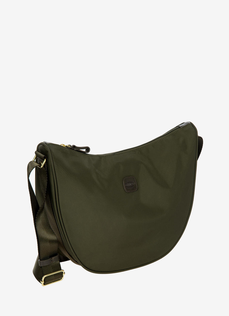 Bric's BXG45052.662 Tracolla Mezzaluna Small In Nylon Riciclato Black