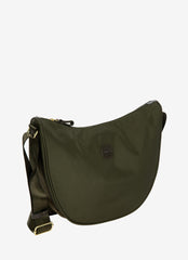 Bric's BXG45052.662 Tracolla Mezzaluna Small In Nylon Riciclato Black