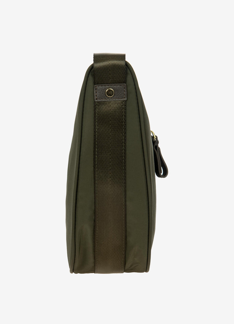 Bric's BXG45052.662 Tracolla Mezzaluna Small In Nylon Riciclato Black