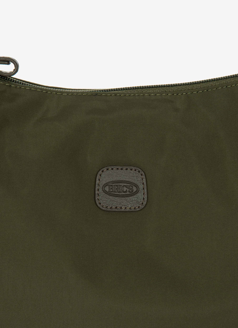 Bric's BXG45052.662 Tracolla Mezzaluna Small In Nylon Riciclato Black