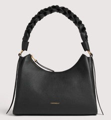 COCCINELLE HANDBAG DOUBLE GRAINY LEATHER