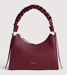 COCCINELLE HANDBAG DOUBLE GRAINY LEATHER