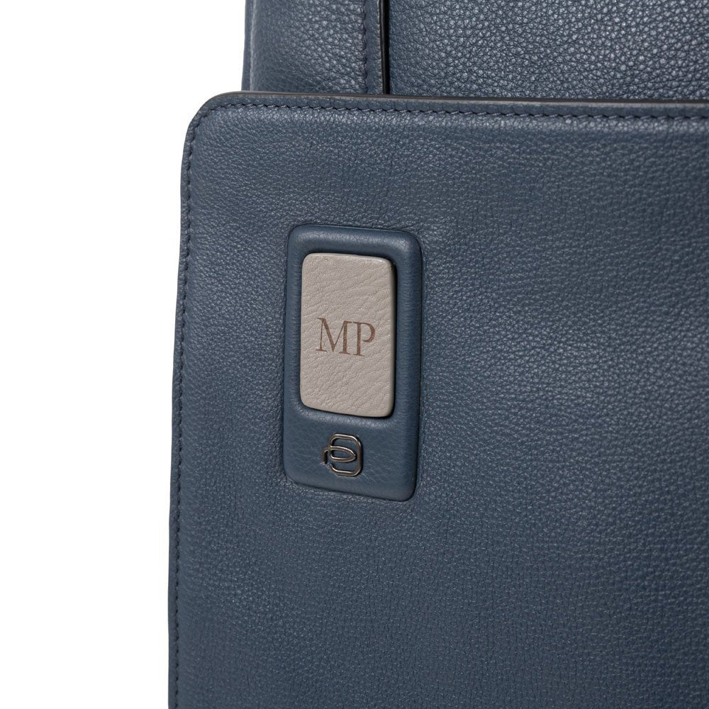 Piquadro, borsello personalizzabile porta ipad® blu oltremare CA1816AO/BLU