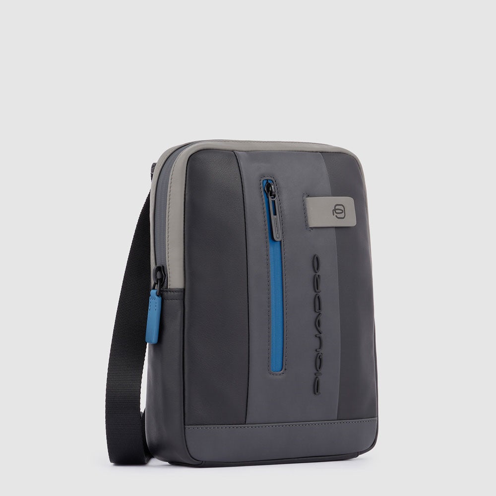 Piquadro CA1816UB00 - Borsello Porta Ipad®10,5"/Ipad 9,7" Nero-Grigio